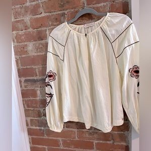 ***SOLD*** Scotch & Soda embroidered blouse - small